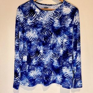 Women's Crew Neck Long Sleeve UPF 50 Sun Protection Modest Swim Tee Rash Guard